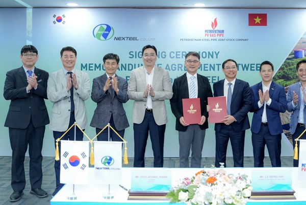 PV GAS PIPE hợp tác toàn diện với NEXTEEL Hàn Quốc