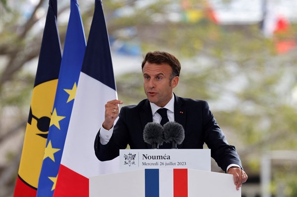 Tổng thống Pháp E. Macron kêu gọi xây dựng "đảm bảo an ninh" cho Ukraine