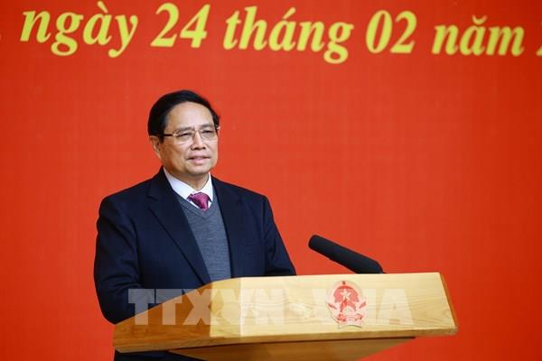 Thủ tướng Phạm Minh Chính trao quyết định thành lập 15 đảng bộ thuộc Đảng uỷ Chính phủ