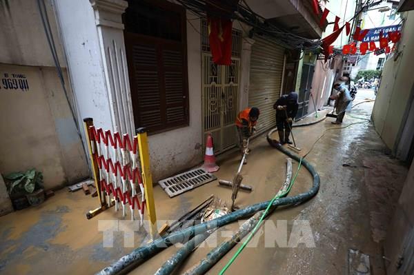 Đã khắc phục sự cố phun trào phụ gia khoan hầm đường sắt Nhổn – ga Hà Nội