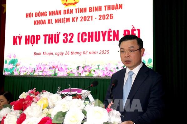 Phê chuẩn kết quả bầu, miễn nhiệm chức vụ Chủ tịch UBND tỉnh Bình Thuận