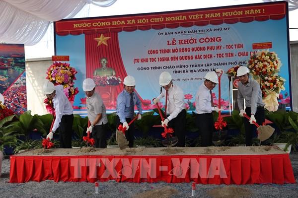 Bà Rịa-Vũng Tàu khởi công và khánh thành hai dự án