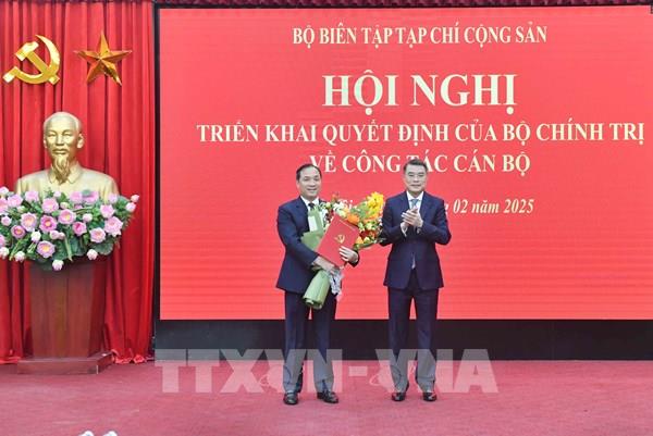 Ông Hoàng Trung Dũng giữ chức Tổng Biên tập Tạp chí Cộng sản