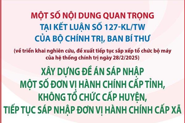 Một số nội dung quan trọng tại Kết luận số 127-KL/TW của Bộ Chính trị, Ban Bí thư