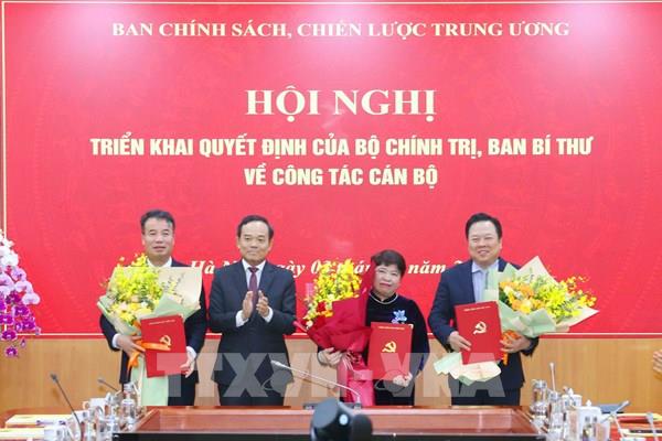 Điều động, bổ nhiệm 3 Phó Trưởng Ban Chính sách, chiến lược Trung ương