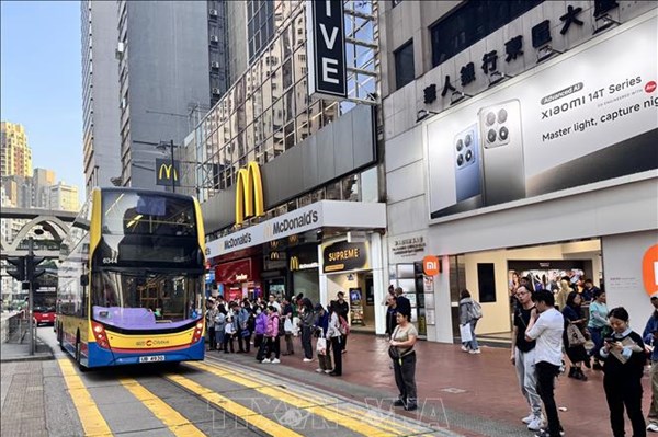 Doanh số bán lẻ tại Hong Kong (Trung Quốc) giảm tháng thứ 11 liên tiếp