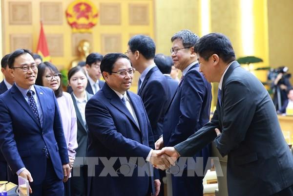 Thủ tướng tọa đàm với các doanh nghiệp Hàn Quốc
