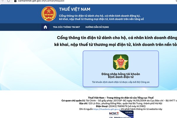 Hơn 41,5 nghìn hộ, cá nhân đăng ký thuế trên Cổng thương mại điện tử hộ kinh doanh