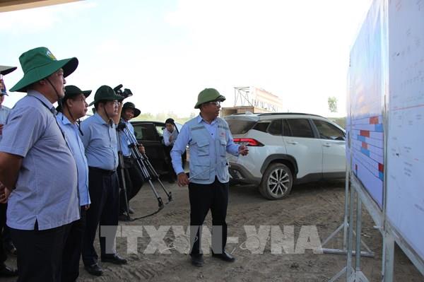 Kiểm tra tiến độ Dự án thành phần 3 dự án cao tốc Châu Đốc - Cần Thơ - Sóc Trăng