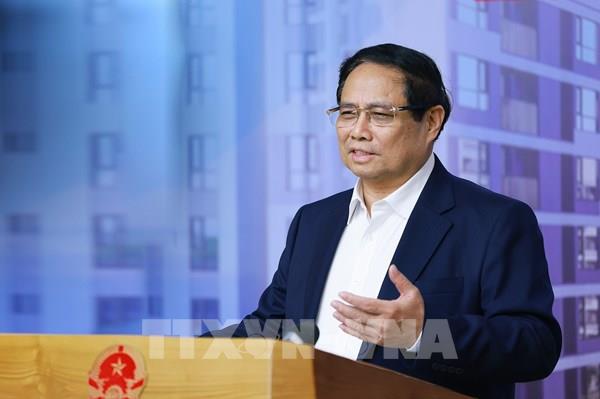Thủ tướng chủ trì Hội nghị toàn quốc tháo gỡ khó khăn, vướng mắc, thúc đẩy phát triển nhà ở xã hội