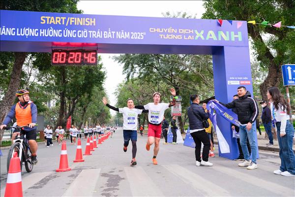 Giải chạy hưởng ứng sự kiện Giờ Trái đất năm 2025 thu hút gần 2.000 người tham gia