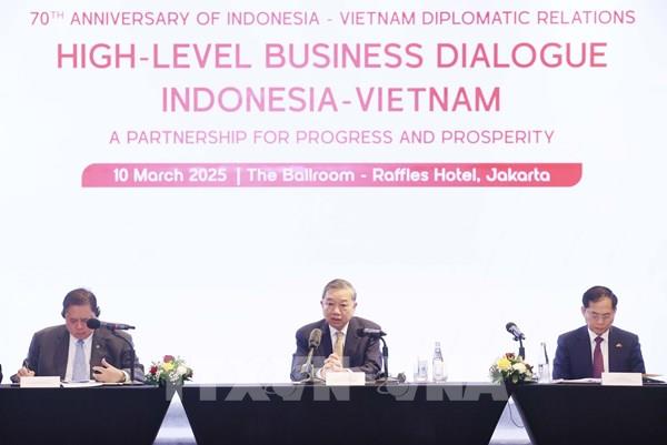 Tổng Bí thư Tô Lâm dự Tọa đàm doanh nghiệp Việt Nam và Indonesia