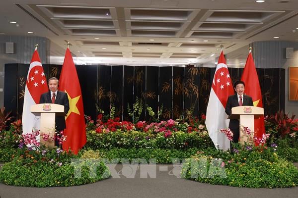 Việt Nam – Singapore nâng cấp quan hệ lên Đối tác Chiến lược toàn diện
