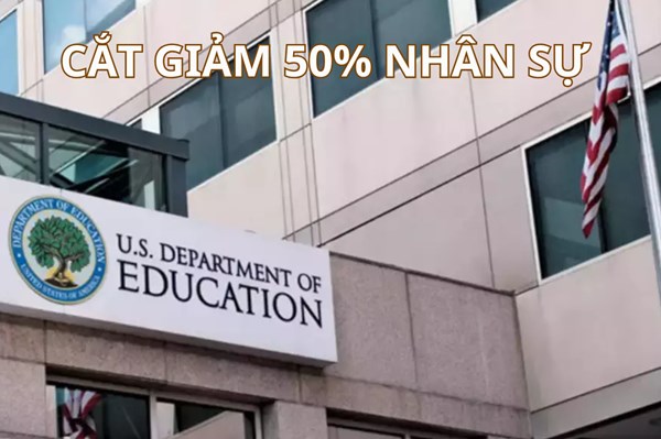 Bộ Giáo dục Mỹ cắt giảm một nửa đội ngũ nhân sự