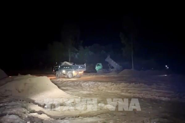 Bình Định chấn chỉnh tình trạng khai thác cát trái phép