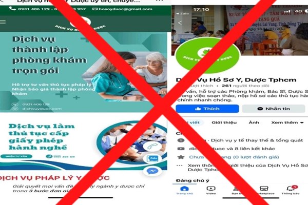 Tp Hồ Chí Minh: Tái diễn tình trạng giả mạo Sở Y tế, bệnh viện để trục lợi