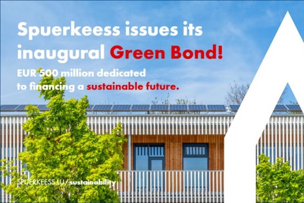 Ngân hàng Spuerkeess phát hành trái phiếu xanh trị giá 500 triệu euro