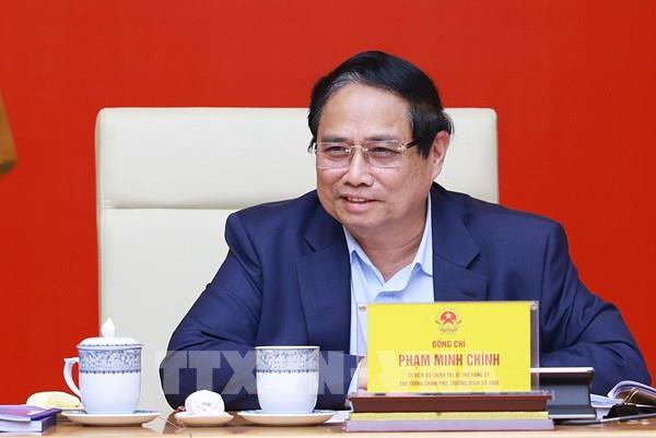 Thủ tướng Phạm Minh Chính và Chủ tịch Quốc hội Trần Thanh Mẫn đồng chủ trì hội nghị công bố dự thảo kết quả kiểm tra Đảng ủy Quốc hội