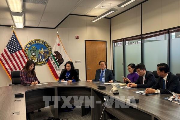 Bang California (Hoa Kỳ) đặt ưu tiên thúc đẩy quan hệ với Việt Nam
