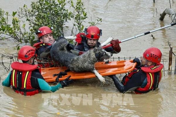 Lũ quét ở miền Nam Tây Ban Nha