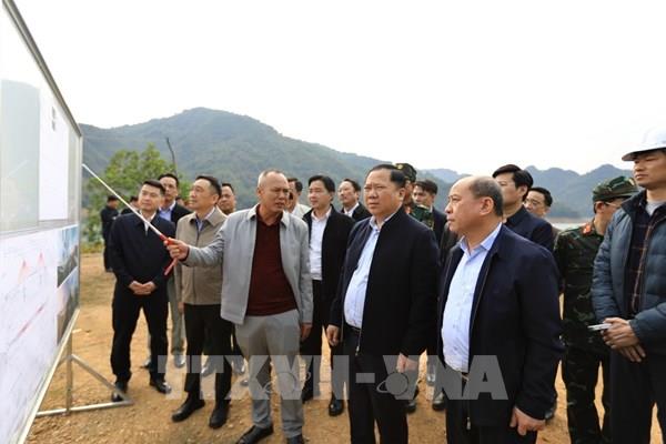 Kiểm tra tiến độ thực hiện Dự án Cao tốc Hòa Bình - Mộc Châu