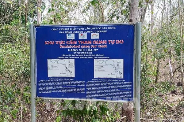 Cảnh báo không tự ý tham quan, thám hiểm các hang động núi lửa Krông Nô