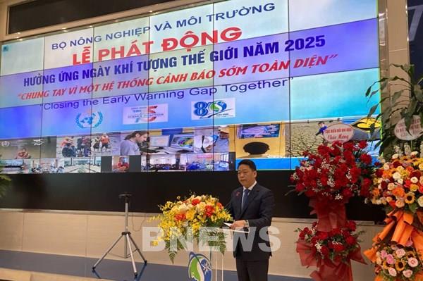 Ngày Khí tượng Thế giới 2025: Đầu tư, hợp tác bảo vệ con người và tài sản an toàn