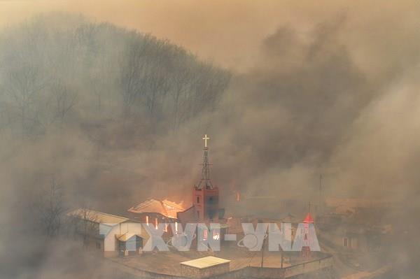 Hàn Quốc: Cháy rừng khiến 18 người thiệt mạng và thiêu rụi đền cổ nghìn năm tuổi
