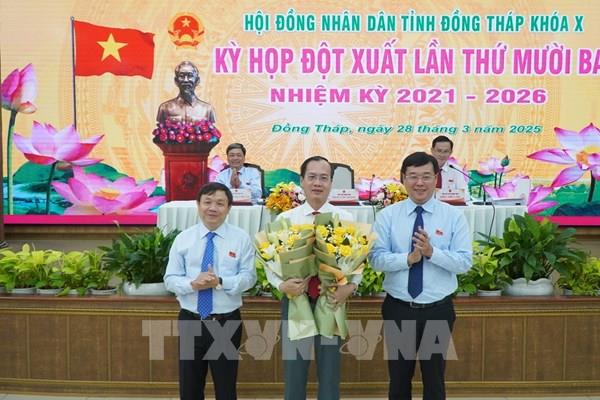Ông Trần Trí Quang được bầu làm Chủ tịch UBND tỉnh Đồng Tháp
