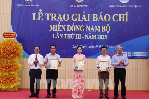 TTXVN đạt giải B Giải báo chí miền Đông Nam Bộ năm 2025
