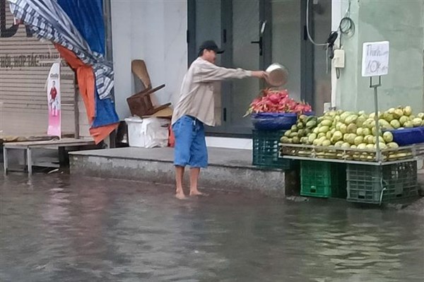 Xuất hiện đợt triều cường mới ở ven biển Đông Nam Bộ