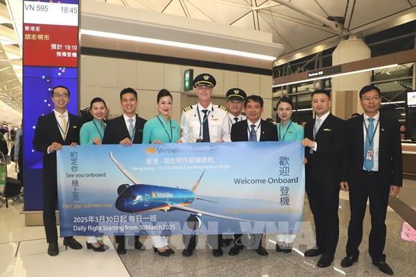 Vietnam Airlines khai thác trở lại đường bay Hong Kong - Thành phố Hồ Chí Minh