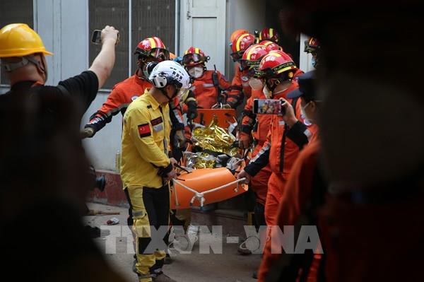 Động đất tại Myanmar: Đội cứu hộ Bộ Công an mở rộng khu vực tìm kiếm