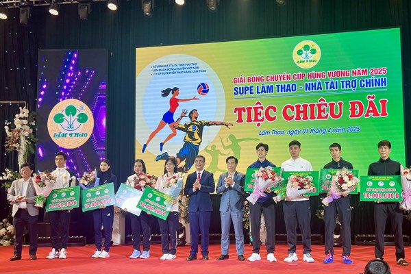 Supe Lâm Thao đồng hành cùng giải bóng chuyền Cúp Hùng Vương năm 2025