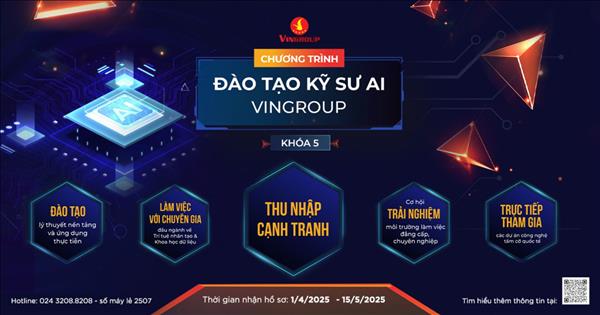 VinBigdata mở đăng ký khóa Kỹ sư AI miễn phí mùa 6