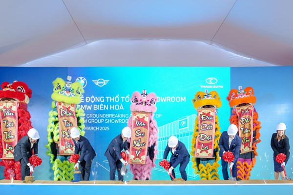 THACO AUTO khởi công Tổ hợp Showroom BMW - MINI Retail.Next tại Biên Hòa