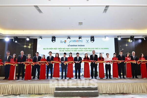 VinFast Energy và Điện Nghi Sơn 2 vận hành dự án điện mặt trời tích hợp pin lưu trữ