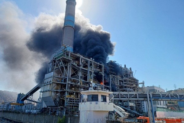 Hỏa hoạn lớn tại nhà máy nhiệt điện ở Hàn Quốc