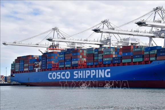 Nhập khẩu hàng hóa theo container đường biển từ Trung Quốc vào Mỹ vẫn giảm