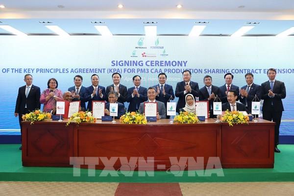 Gia hạn PSC Lô PM3 CAA góp phần củng cố Đối tác chiến lược toàn diện Việt Nam - Malaysia
