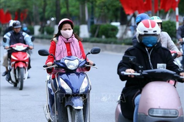 Không khí lạnh đang di chuyển xuống phía Nam