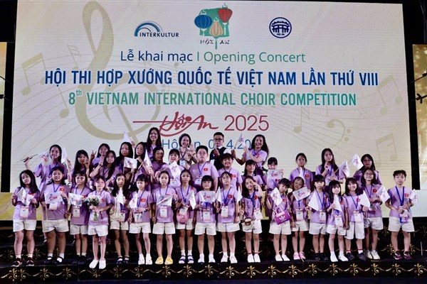 Hội thi hợp xướng quốc tế Hội An năm 2025: Thể hiện bản sắc độc đáo của mỗi đất nước