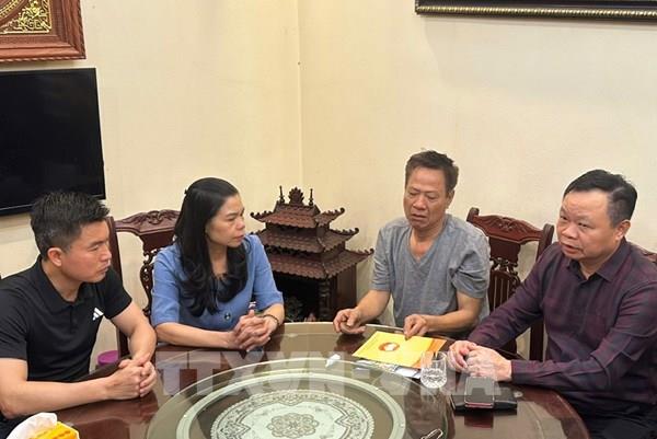 Hà Nội: Thăm hỏi, hỗ trợ gia đình nạn nhân vụ cháy ở Trung Liệt