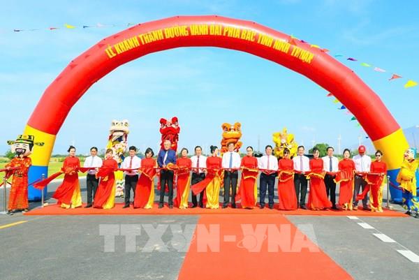 Ninh Thuận khánh thành dự án đường vành đai phía Bắc gần 488 tỷ đồng