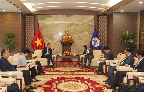 Lãnh đạo EVN làm việc với Tập đoàn HDF Energy (Pháp) và KEPCO