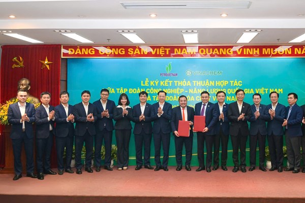 Petrovietnam và Vinachem hợp tác toàn diện hướng tới tương lai công nghệ cao