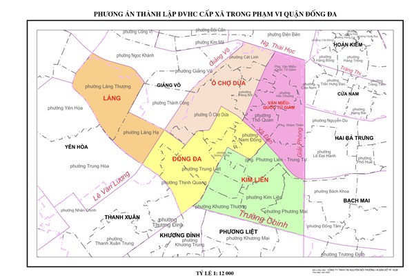 Chi tiết phương án sắp xếp đơn vị hành chính cơ sở trên địa bàn quận Đống Đa