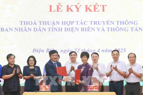 Hợp tác truyền thông toàn diện, hiệu quả giữa Thông tấn xã Việt Nam và tỉnh Điện Biên