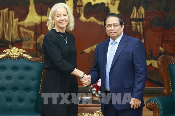 Thủ tướng Phạm Minh Chính tiếp Chủ tịch Tập đoàn SYRE, Thụy Điển