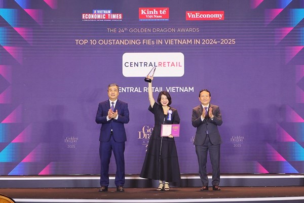 Central Retail Việt Nam nhận Giải thưởng Rồng Vàng 2025